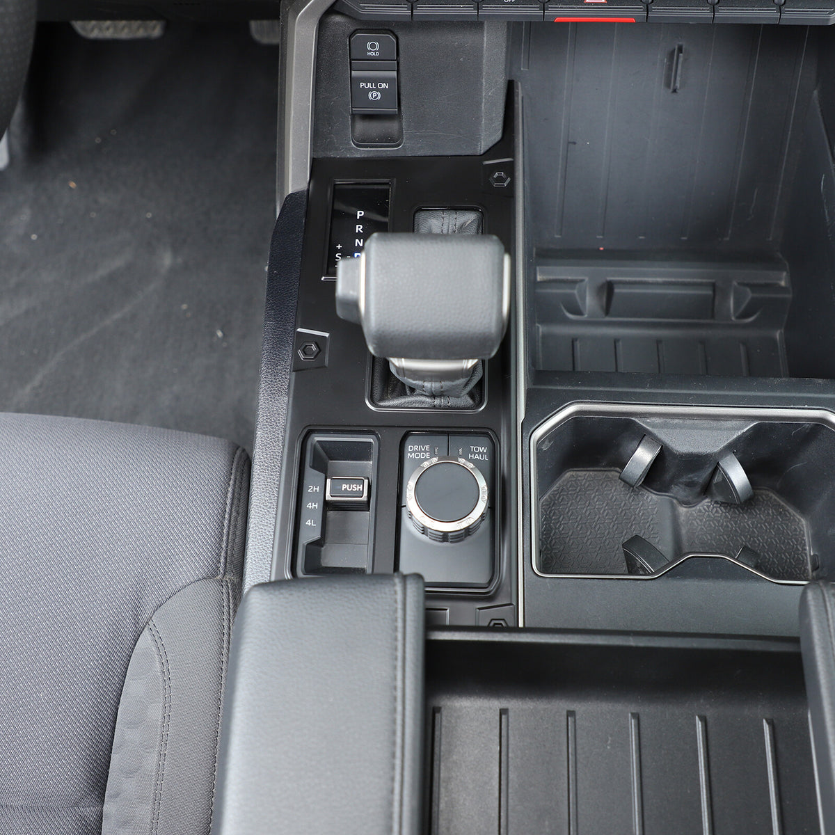 Matte Black ABS Interior Decoration Cover Trim Kit For Toyota Tundra 2022-26 US - Variants 16-20 50