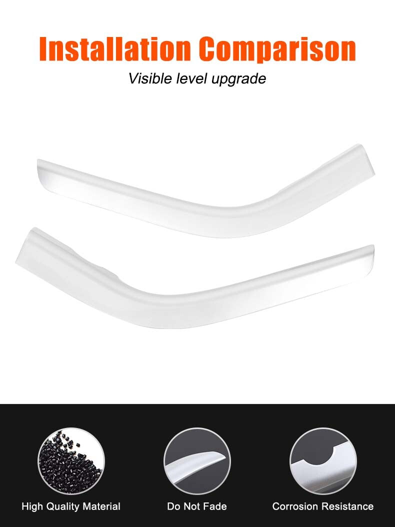 Silver Center Gear Shift Side Strip Trim For LR Range Rover Sport L320 2005-2013 21