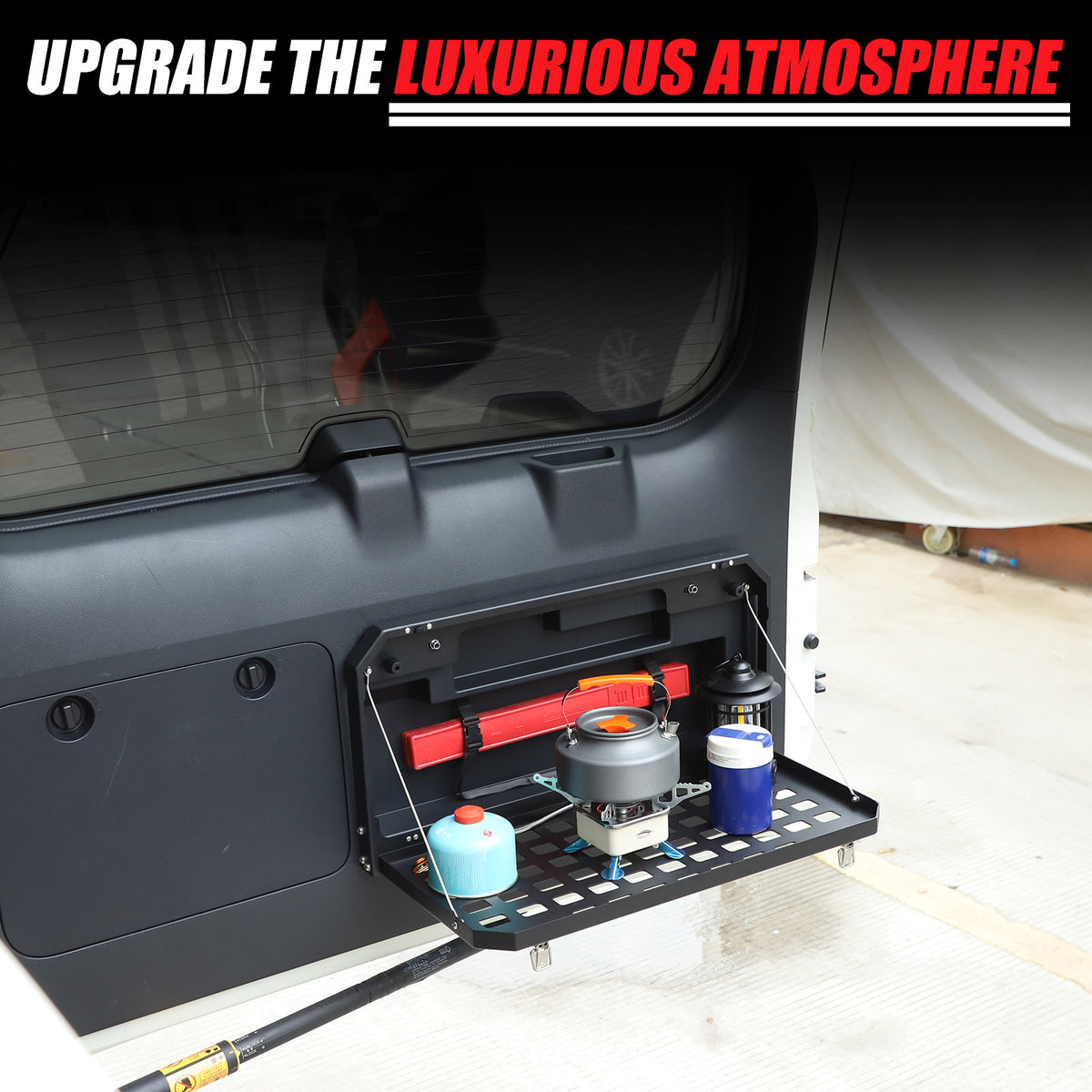 Tailgate Table Rear Door Foldable Car Shelf For Toyota Land Cruiser Prado 10-23 15