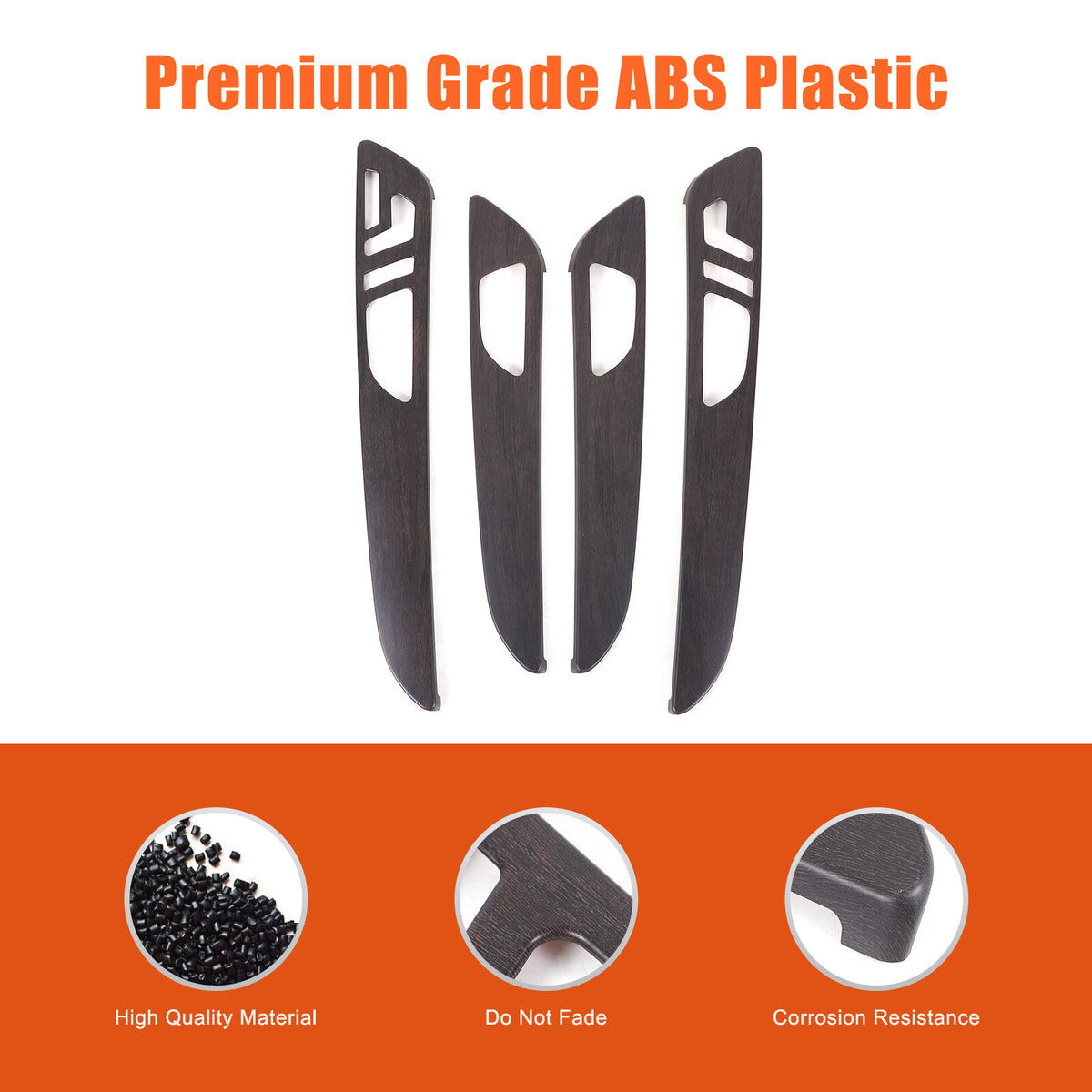 Grain Interior Car Door Panel Cover Trim For Benz GLE GLS ML GL 2013-2019 9