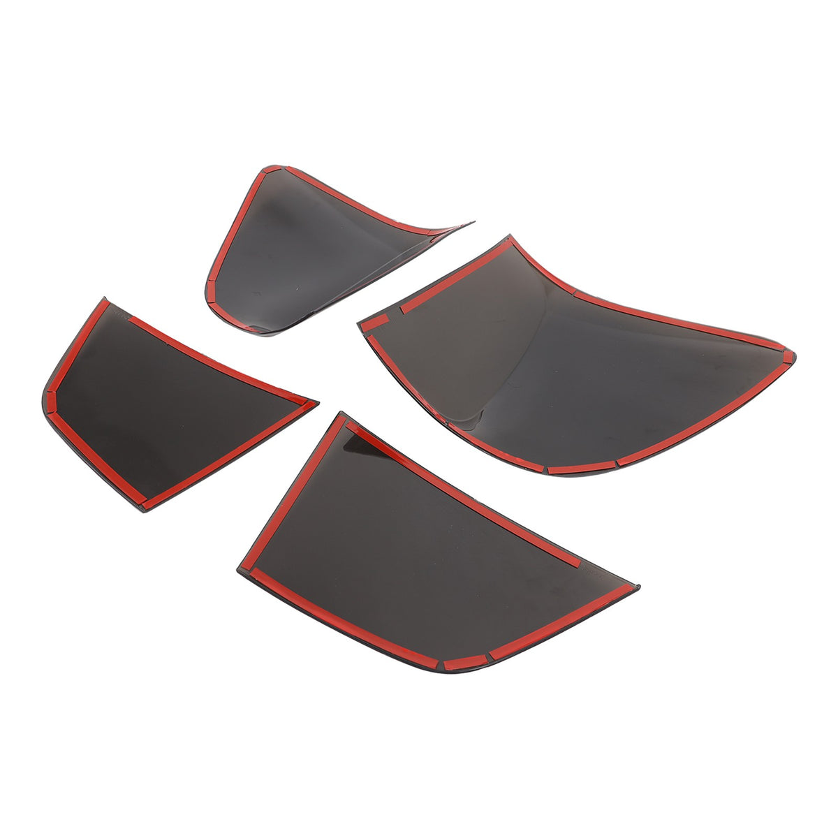 Black Smoked Gray ABS Taillight Cover Trim For BMW X3 F25 2011-2017 US 10