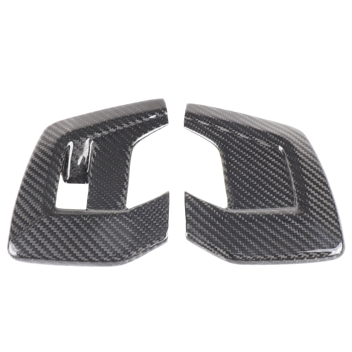 Real Carbon Fiber Front Rear Door Switch Cover Trim For Lamborghini Urus 2018-21 6