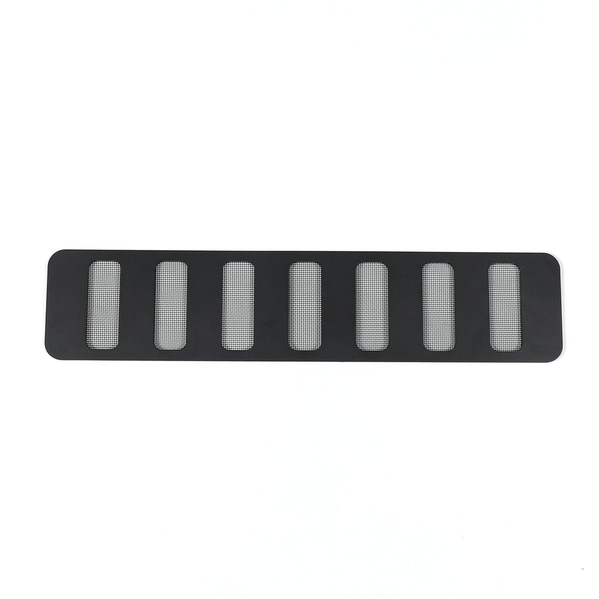 Black Alloy Black Front bumper Lower Grille Trim Cover For Hummer H2 2003-2009 12