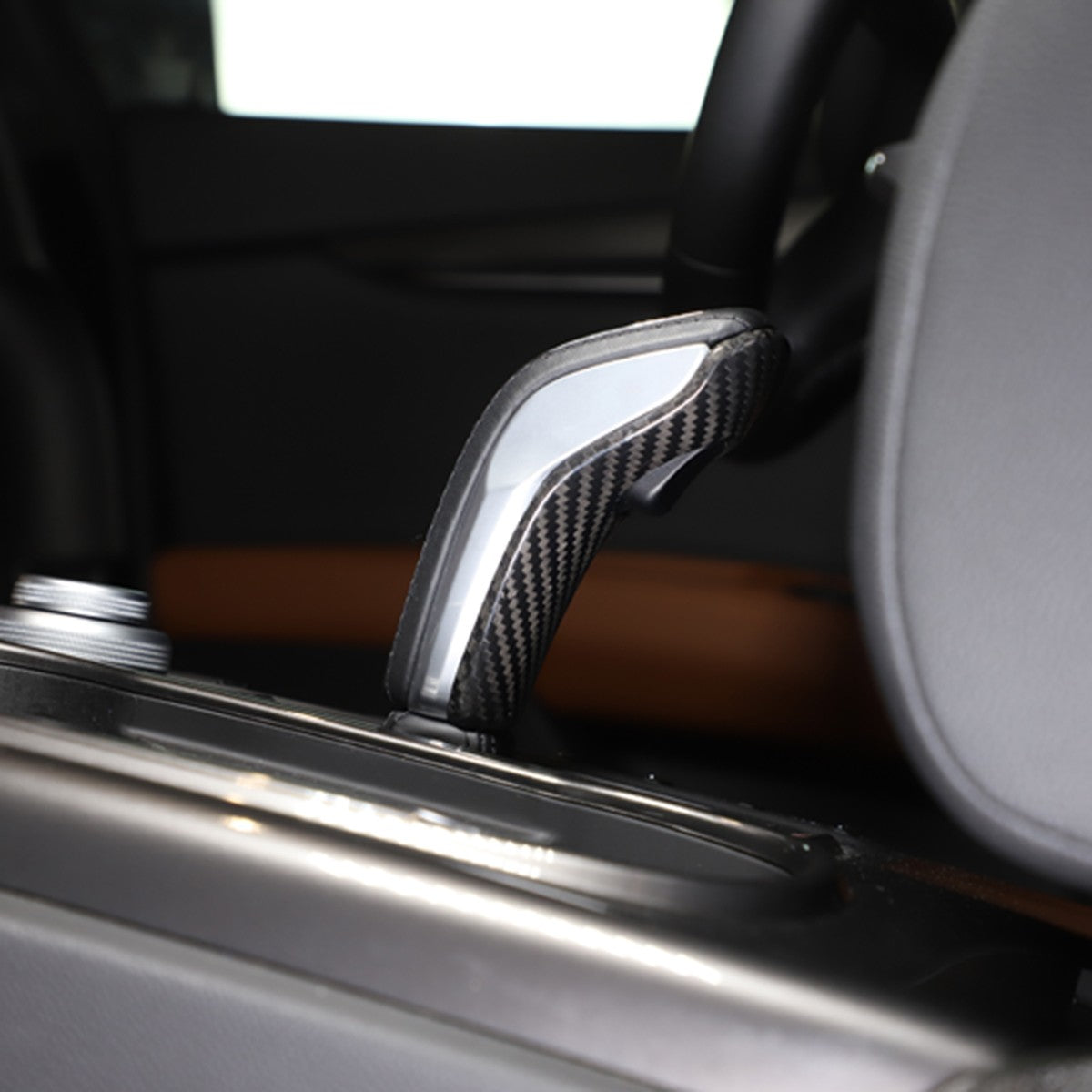 Real Carbon Fiber Gear Shift Knob Trim Set For Maserati Ghibli 2019-2023 23