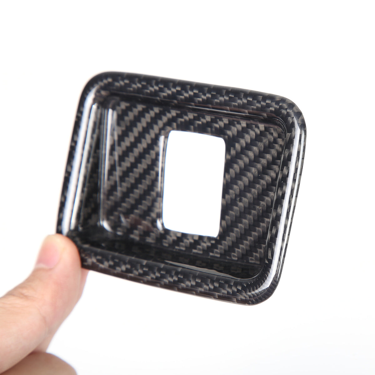 Real Carbon Fiber Inner Tailgate Switch Trim Cover For Range Rover Vogue 23+ 17