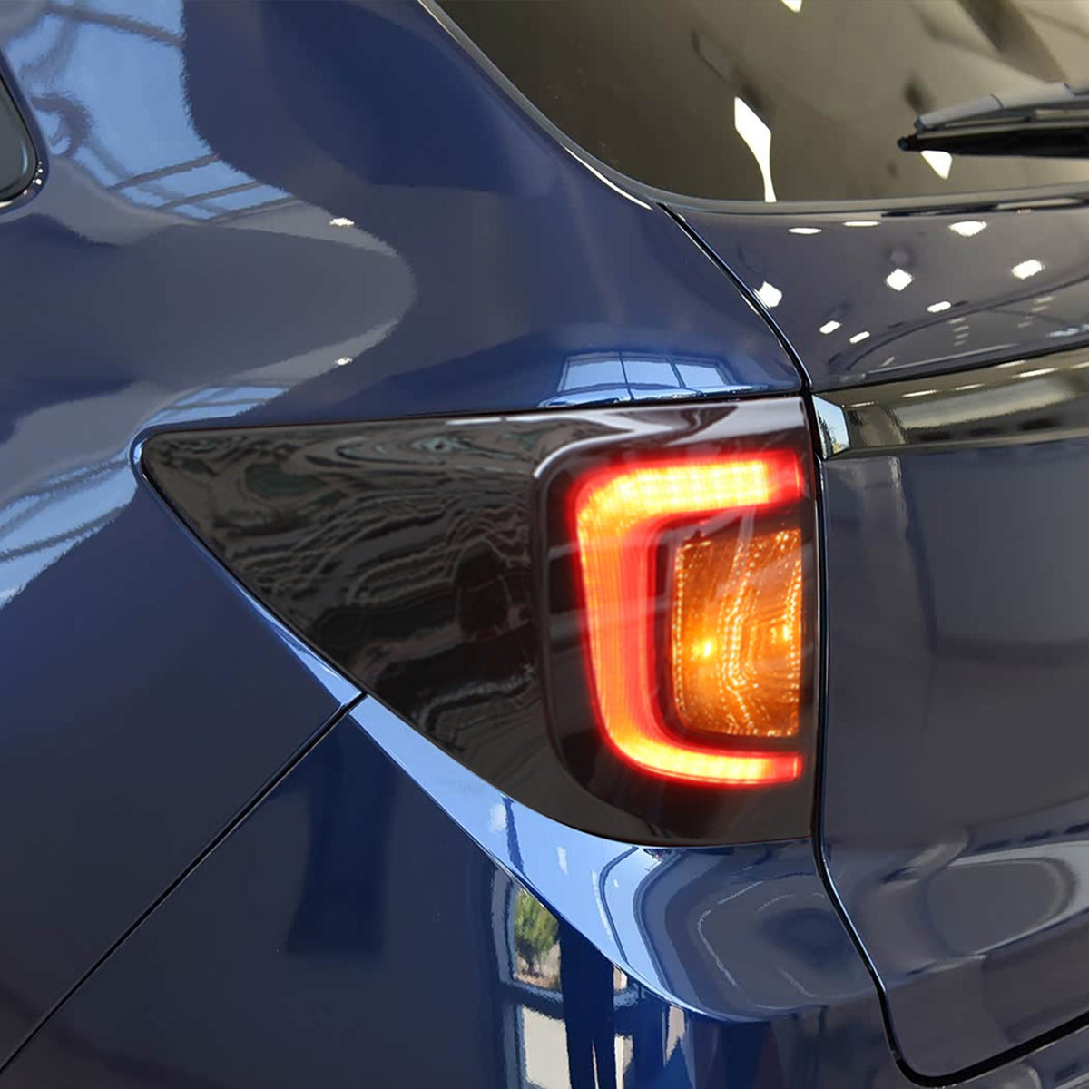 Transparent Gray ABS Tail Light Tint Cover Trim For Honda Passport 2019-2023 18