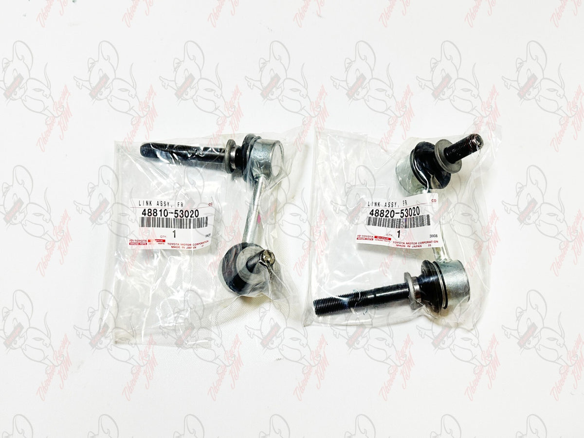 Lexus OEM LINK ASSY, FRONT STABILIZER Right & Left Set Genuine 4