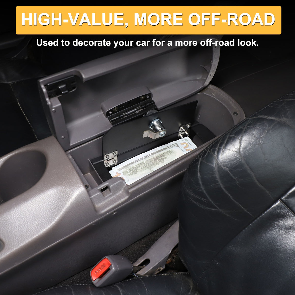 Center Safe Box Armrest Lock Storage Organizer For Toyota Celica 1999-2005 13