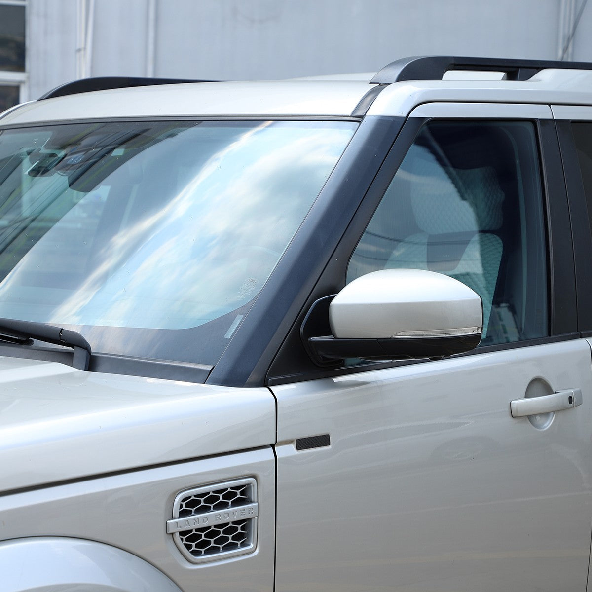Matte Black Windshield A-pillar Strip Trim For Land Rover Discovery 4 10-16 US 2