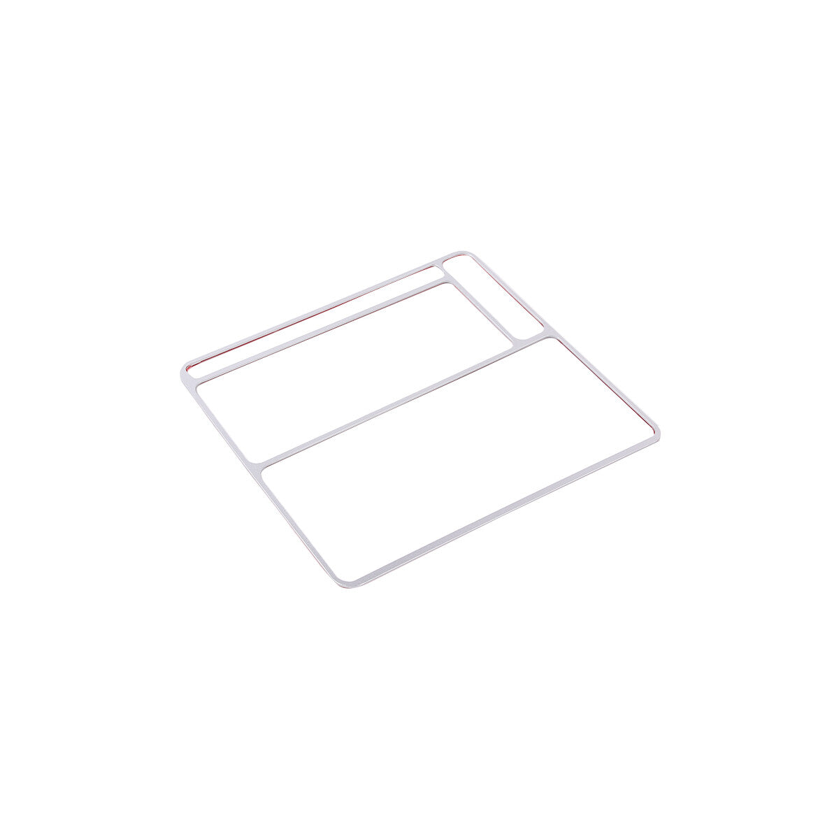 Silver Alloy Heightened Cup Holder Panel Trim Decorate Cover For Hummre H2 03-07 3