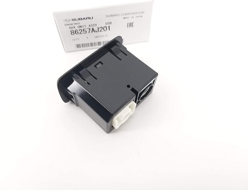 Subaru Genuine Front Console Auxiliary USB Outlet Aux Jack 86257AJ201 OEM 4