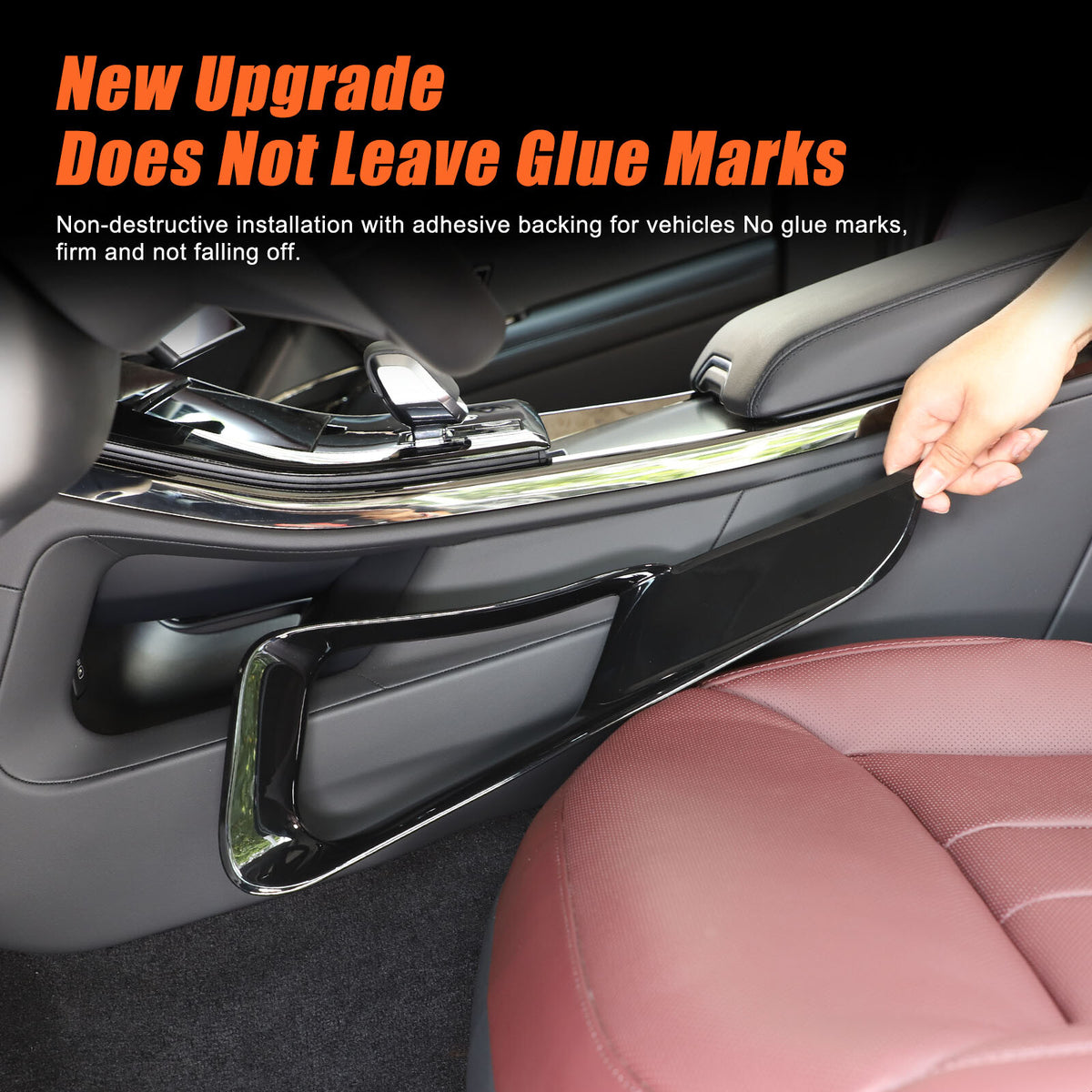 Glossy Black Center Console Gear Shift Strip Trim For Range Rover Sport 2023-24 7