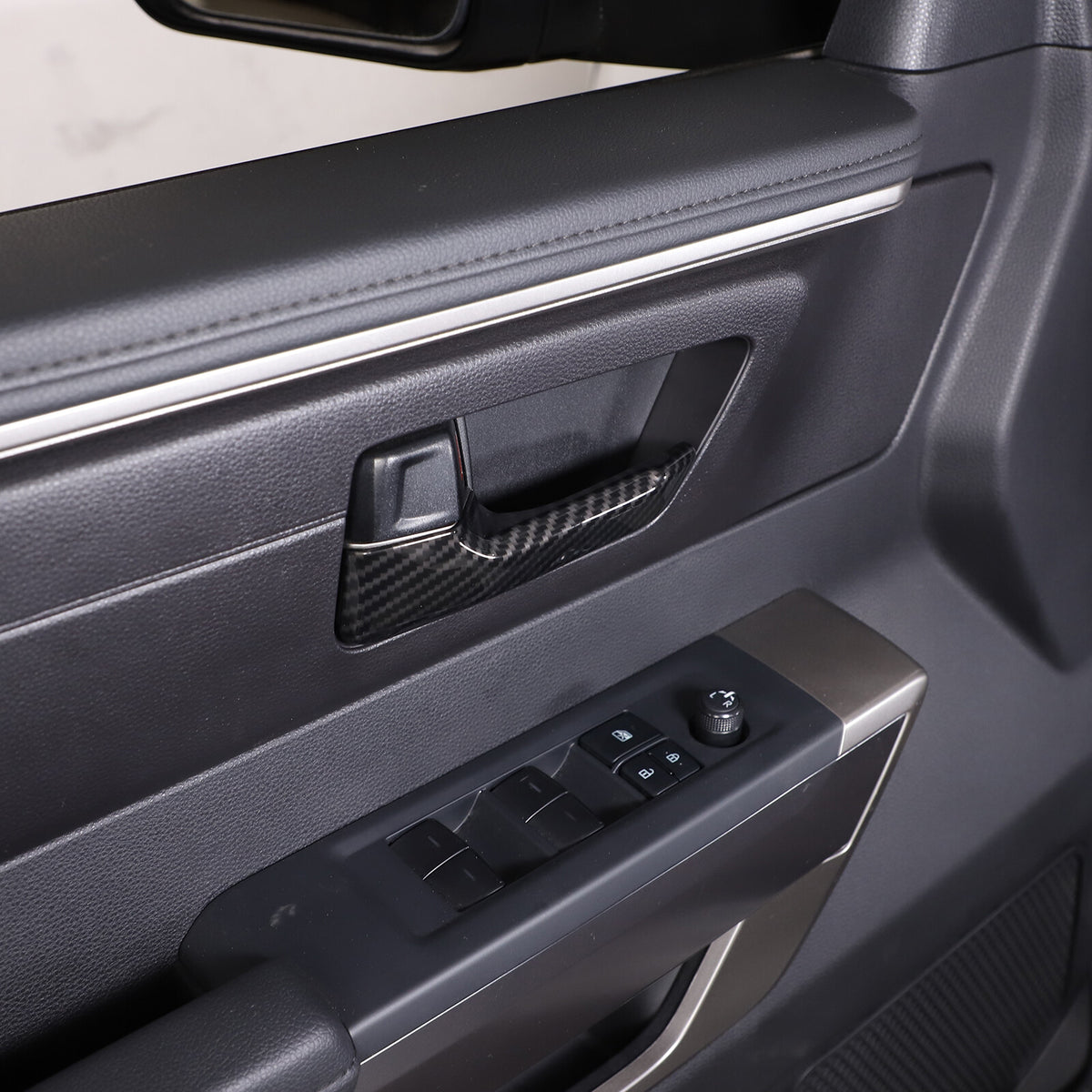 ABS Carbon Fiber Interior Set Cover Trim Kit For Toyota Tundra Sequoia SR 22+ - Styles 1-5 130