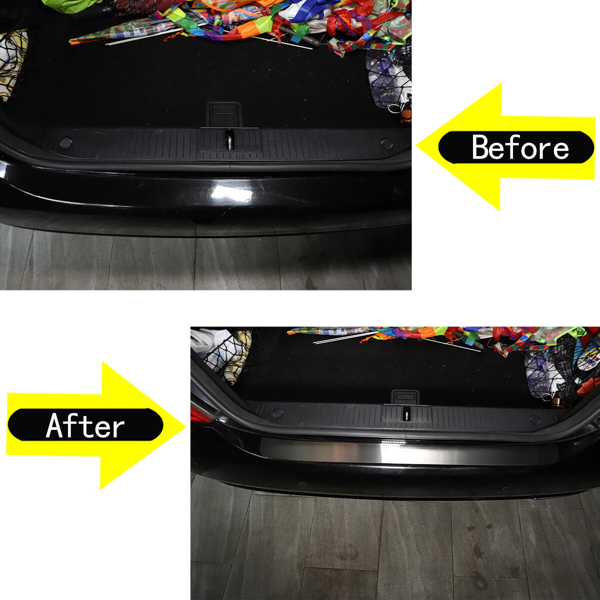 Rear Bumper Guard Trunk Sill Protector Steel For Benz S Class W221 2008-12 2