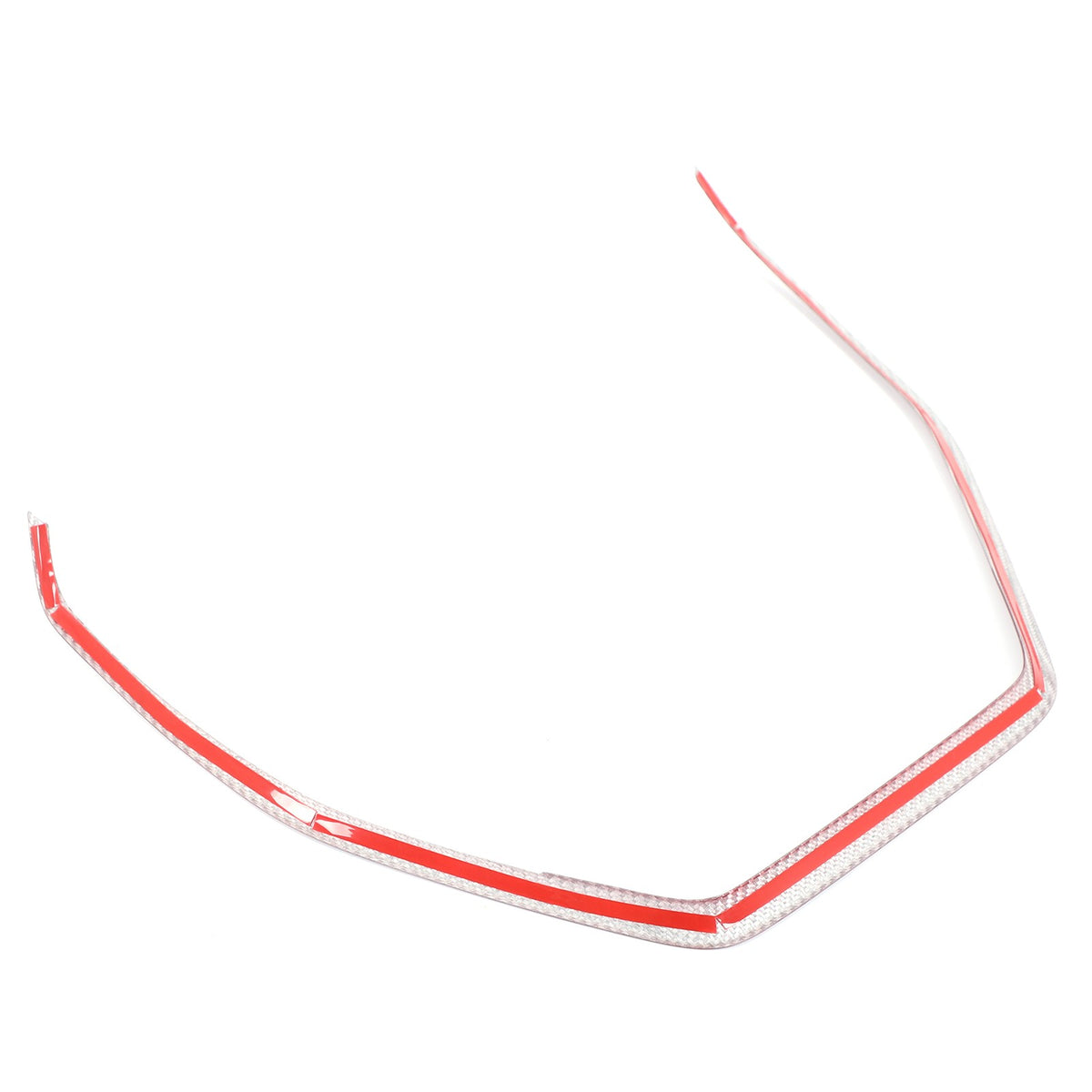Red Real Carbon Fiber Navigation Screen Frame Trim For Subaru WRX VB MT 2022+ 20