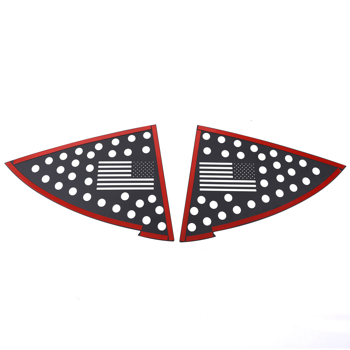 Honeycomb Exterior Rear Quarter Door Window Pillar Trim For Tesla Model Y 9