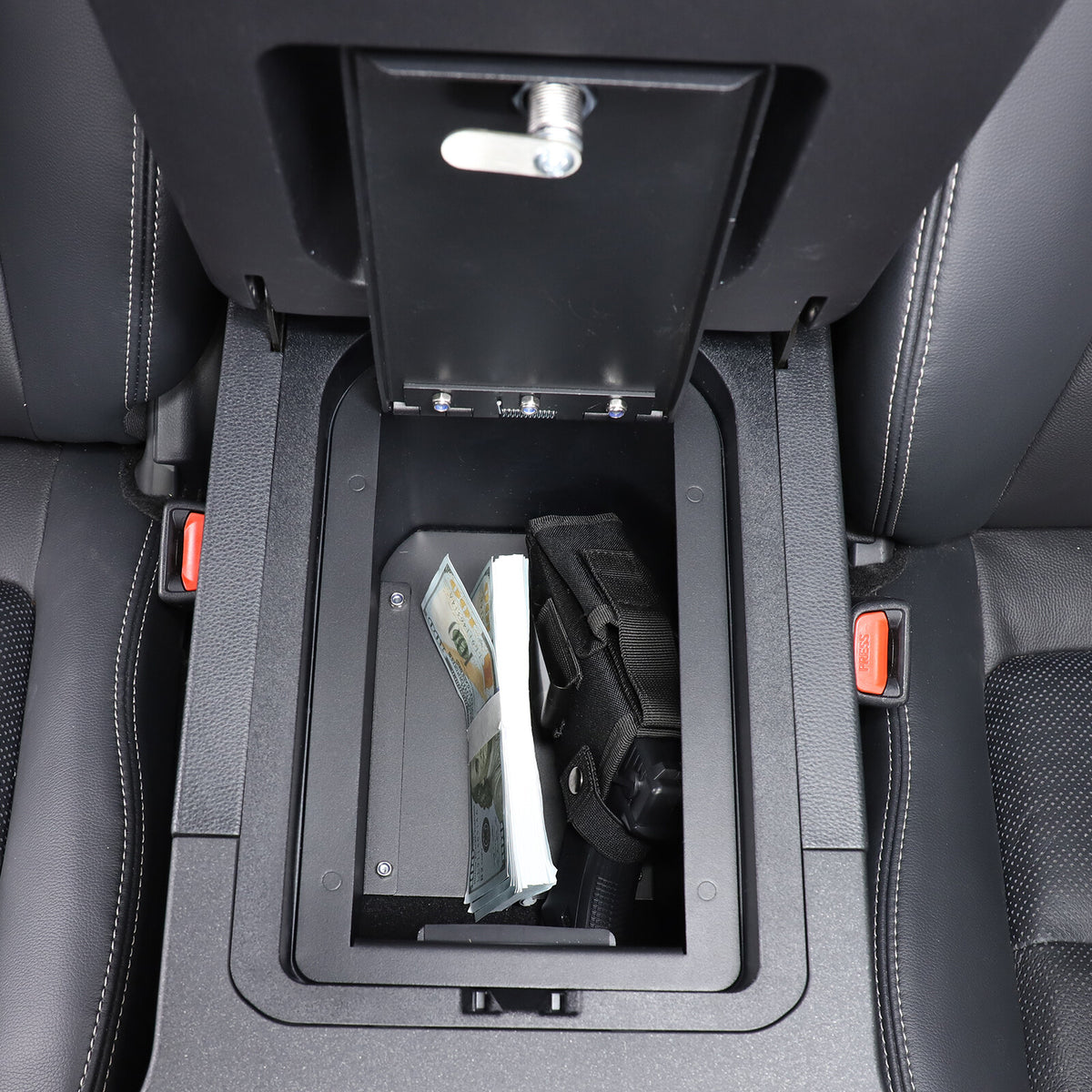 Center Armrest Safe Storage Lock Box TRAY For Toyota Land Cruiser LC250 24+ US 21