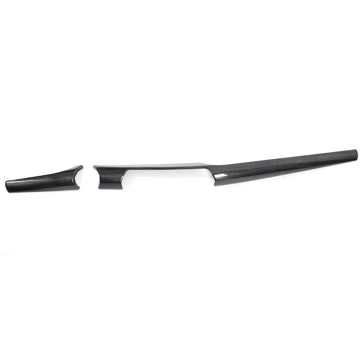Black Grain Center Console Dashboard Cover Trim for BMW X1 U11 2023-2025 17