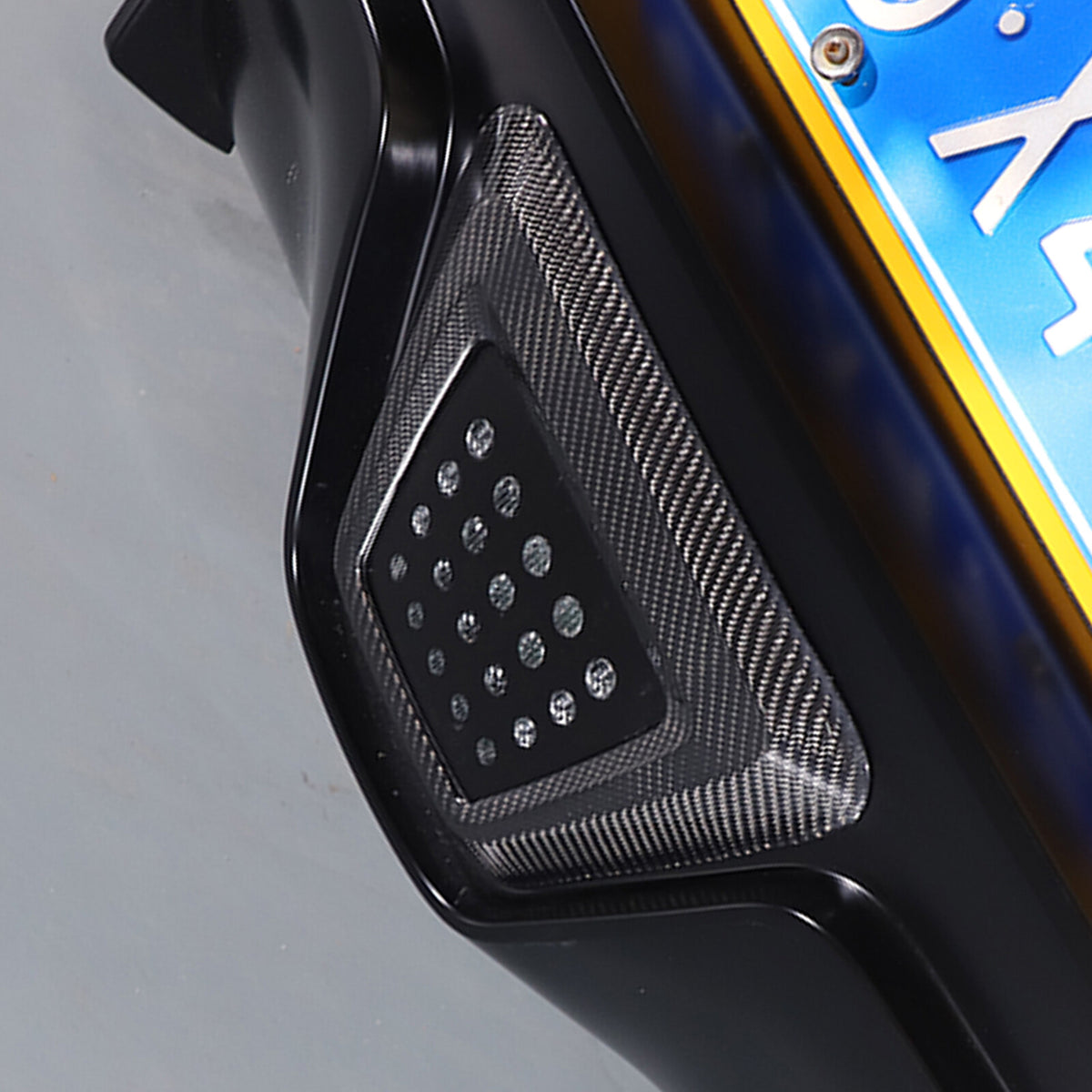 Real Carbon fiber Rear lower Bumper brake light frame For Toyota Supra 2019-24 16