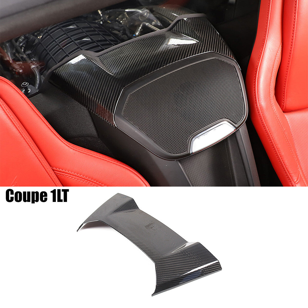 Real Dry Carbon Fiber Full Interior Center Set Trim Kit For Corvette C8 20-25 US - Styles 66-67 8