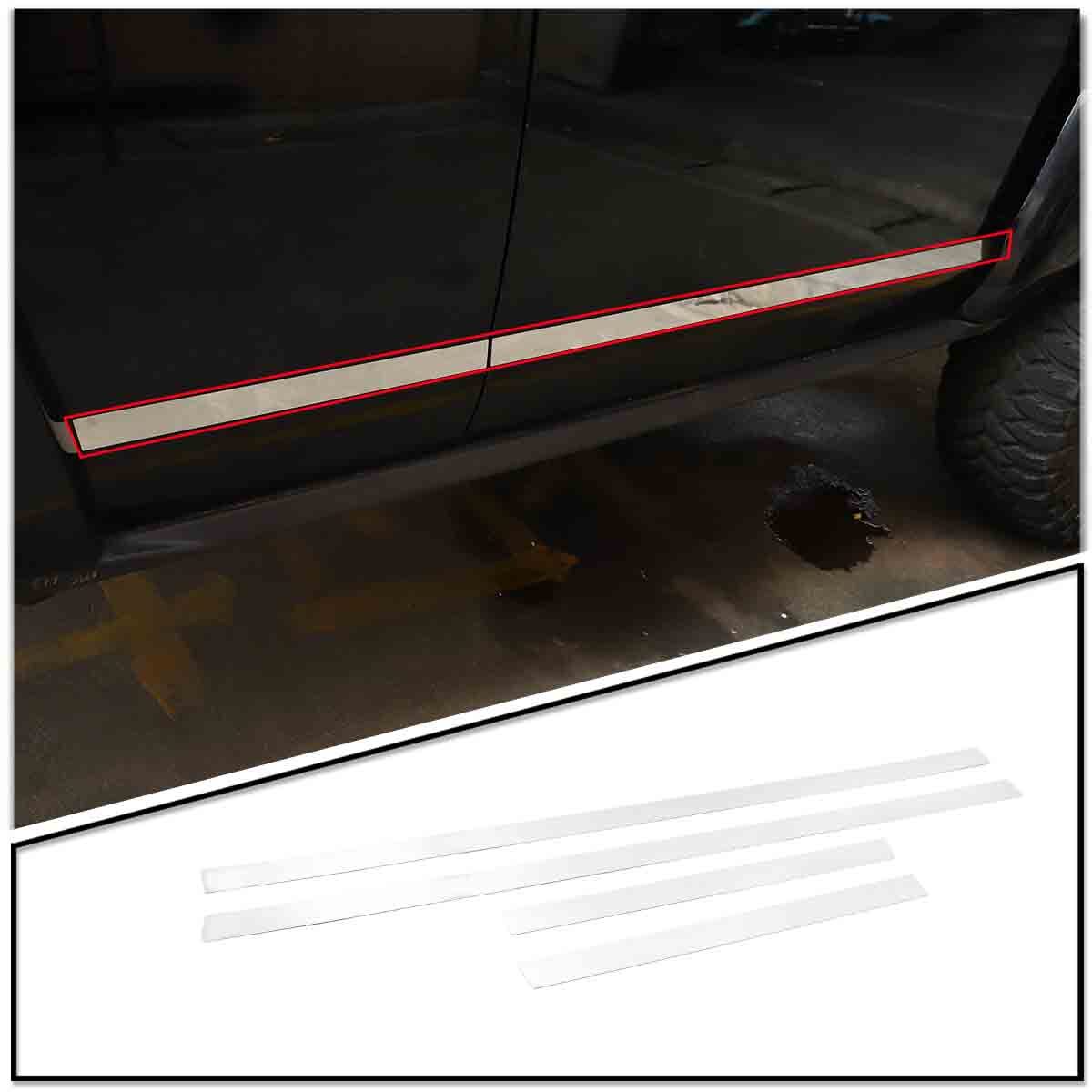 Steel Door Side Body Protector Molding Cover Trim Cover For Hummer H3 05-09 6