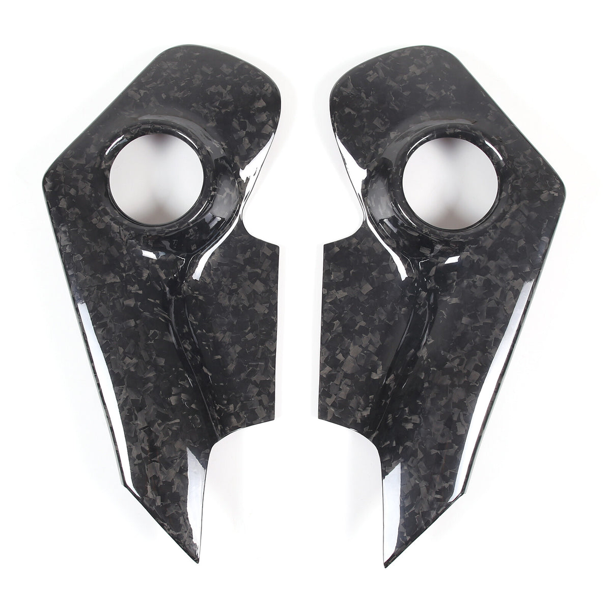 Forged Carbon Fiber Car Door Horn Speaker Panel Cover Trim For Supra A90 2019-24 13