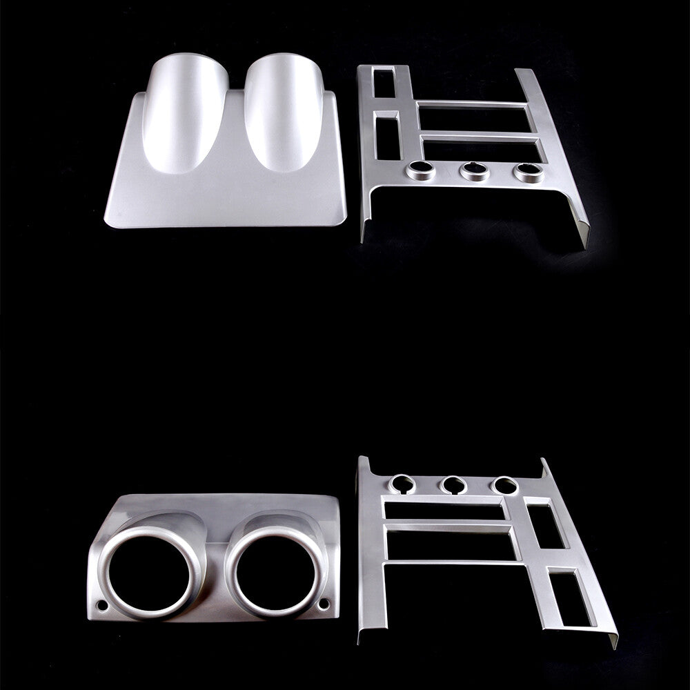 Silver Interior Air Condition Panel Cover Trim For Hummer H2 2003-2007 4
