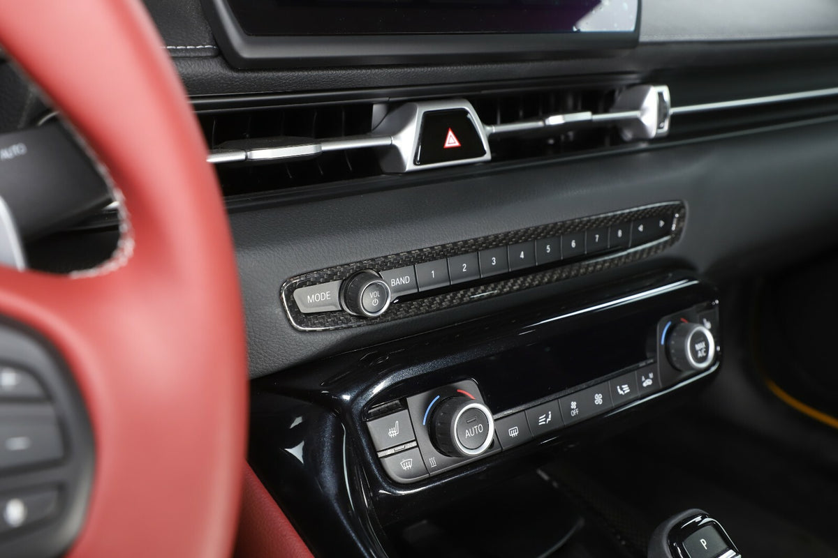 Real Carbon Fiber Full Interior Set Decor Trim Kit For Toyota Supra A90 MK5 19+ 118
