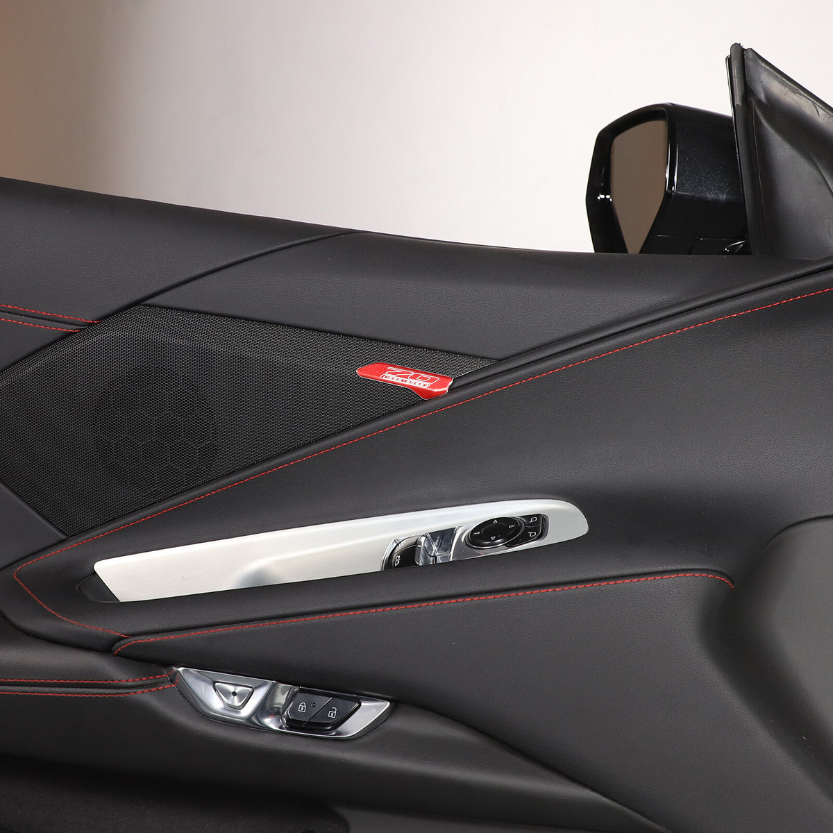 Aluminum Alloy Exterior Hood Engine License Plate Trim For Corvette C8 2020+ US - Variants 16-20 35