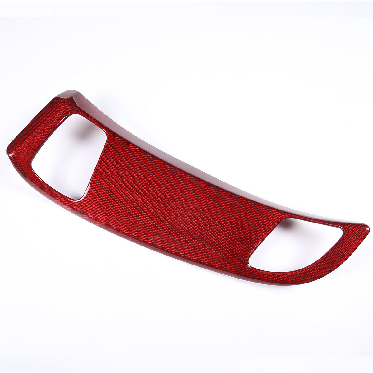 Red Real Carbon Fiber Interior Center Full Trim Set Kit For Corvette C7 2014-19 - Variants 11-13 11