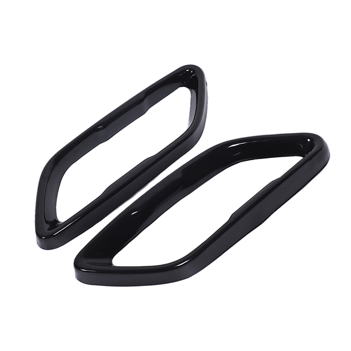Glossy Black Stainless Rear Exhaust Tip Trim For BMW 8 Series Coupe G14 2019+ 7