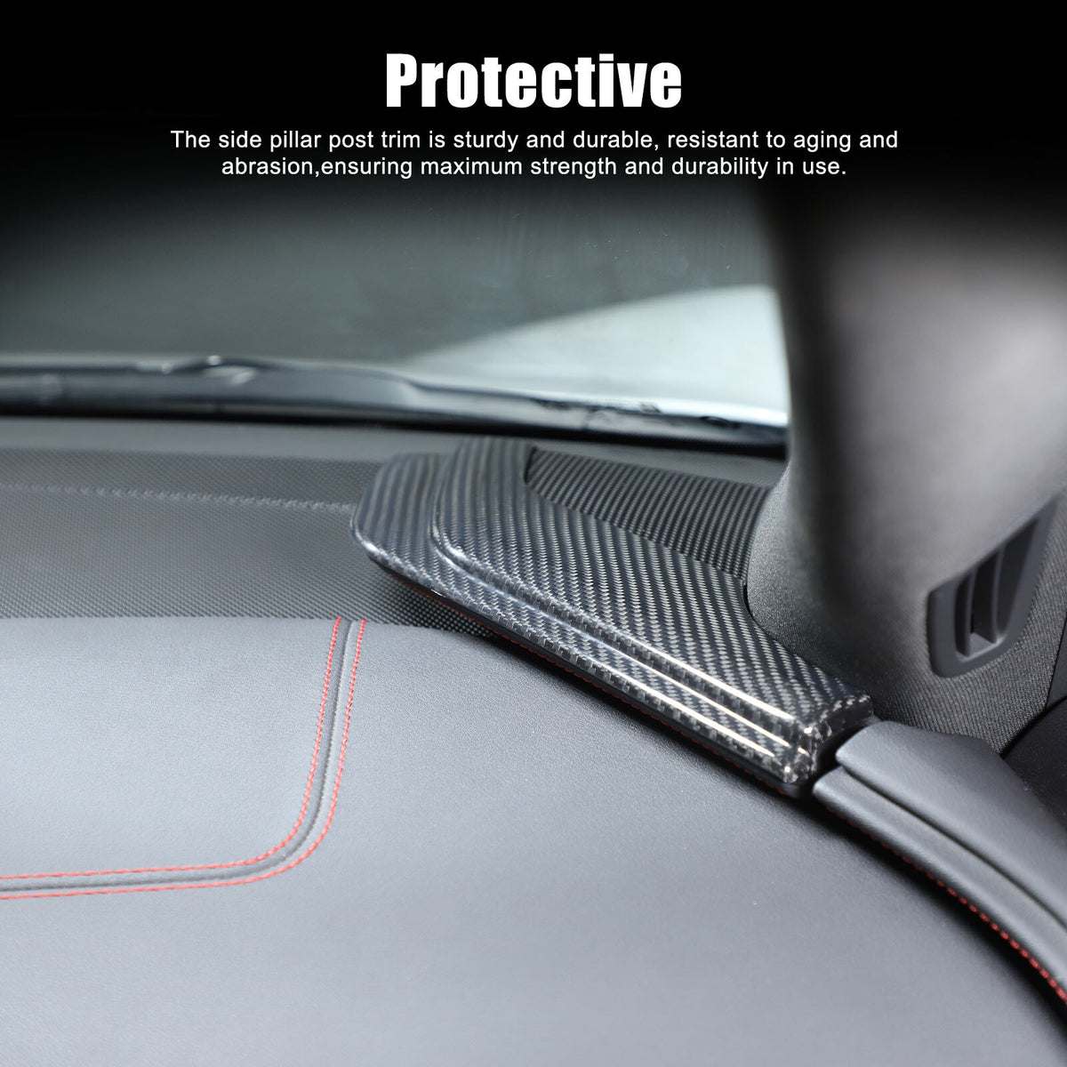 Real Dry Carbon Fiber Full Interior Center Set Trim Kit For Corvette C8 20-25 US - Styles 51-55 69