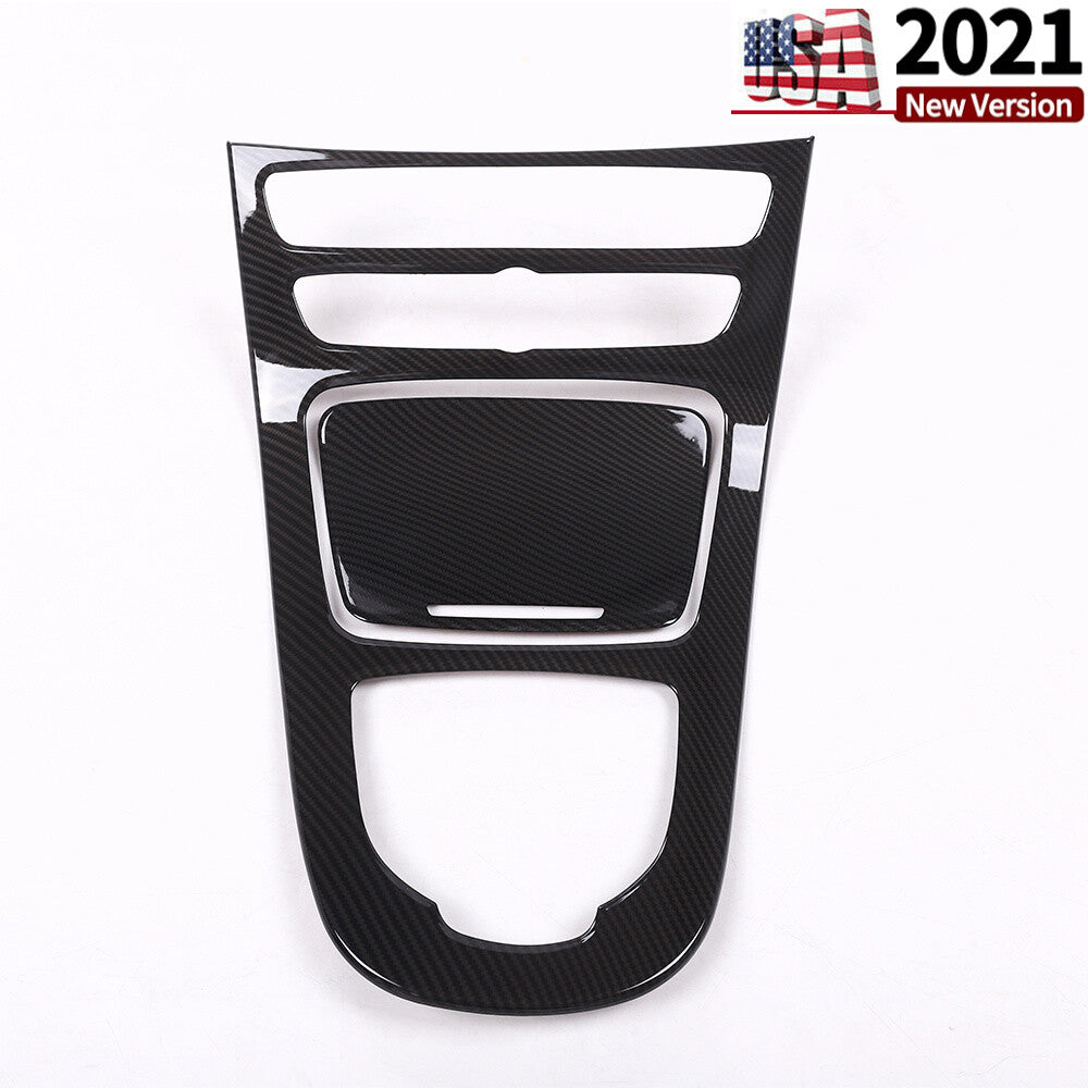 Carbon Fiber Look Center Control Panel Cover For Mercedes Benz E Class 16-2018 9