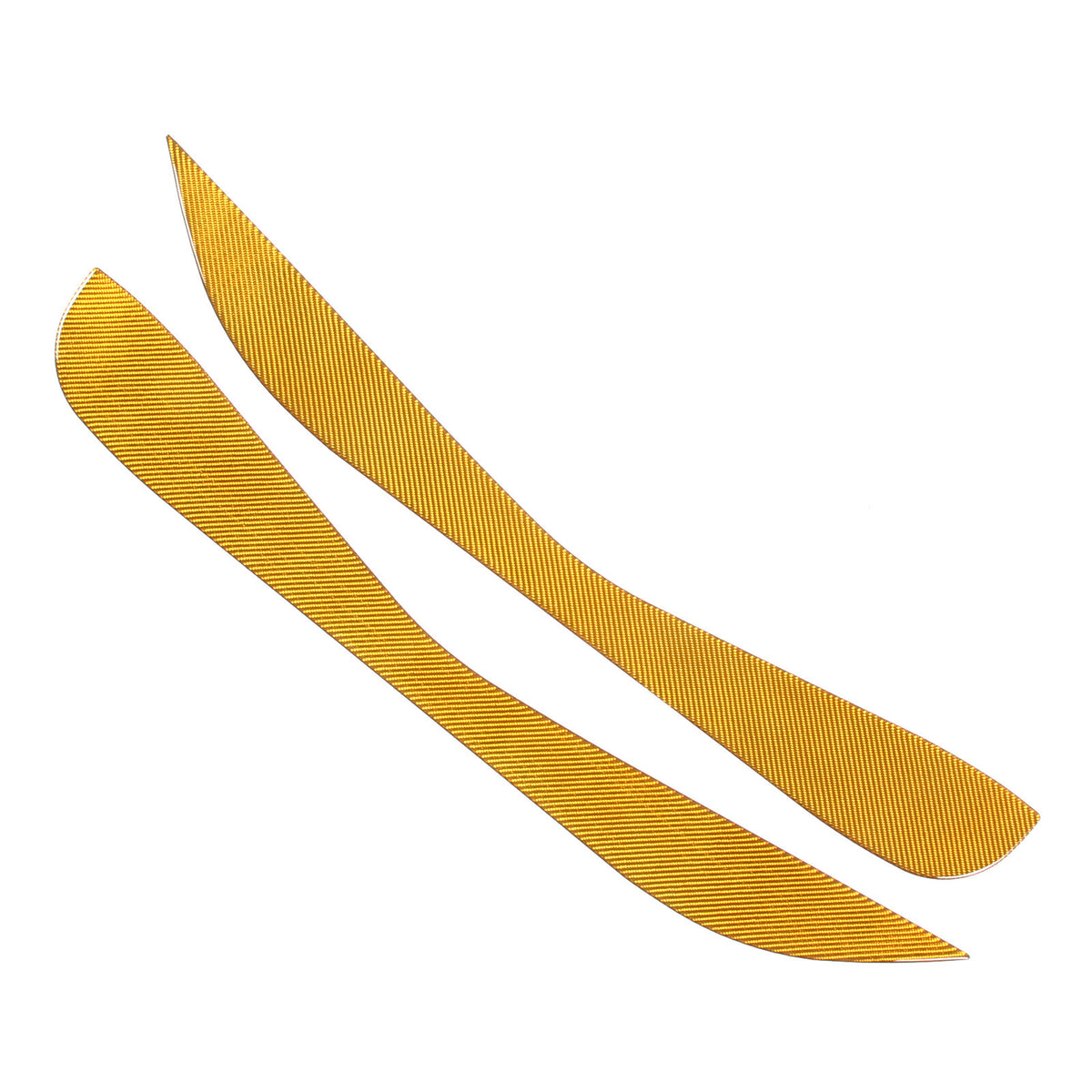 Yellow Carbon Fiber Door Anti-Kick Panel Sticker For Corvette C8 2020-26 13