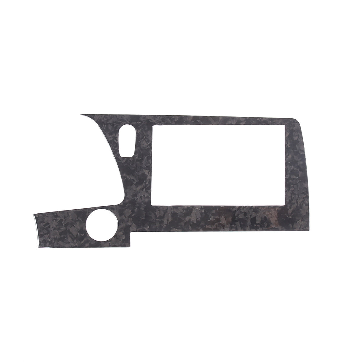 Forged Real Carbon Fiber Dashboard Navigation Srceen Frame Trim For Corvette C8 9