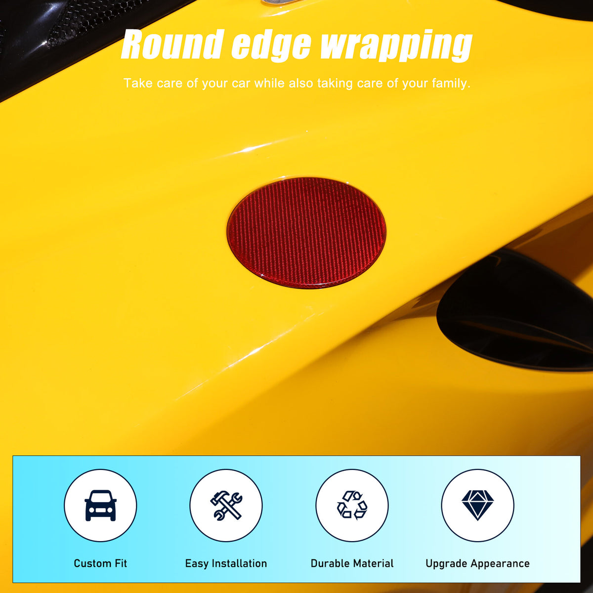 Red Real Carbon Fiber Interior Exterior Conosle Trim Cover For Lotus EMIRA 21-25 94
