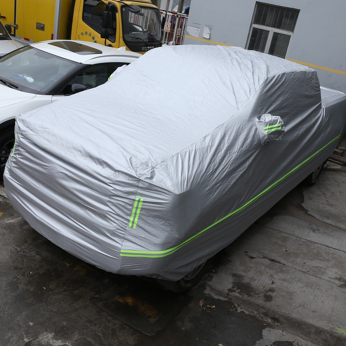 Full Car Cover Outdoor Waterproof Sun Heat Resistant For Toyota Tundra 2007-2021 2