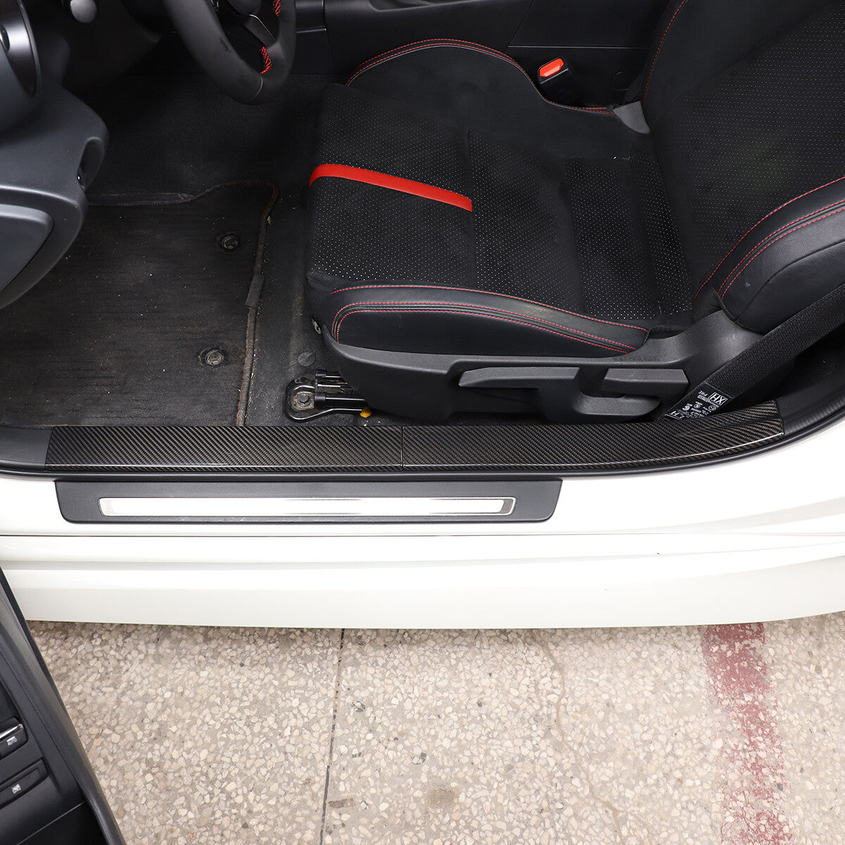 Door Sill Plate Protector Guards Strip Cover Trim For Toyota GR86/Subaru BRZ 22+ 5