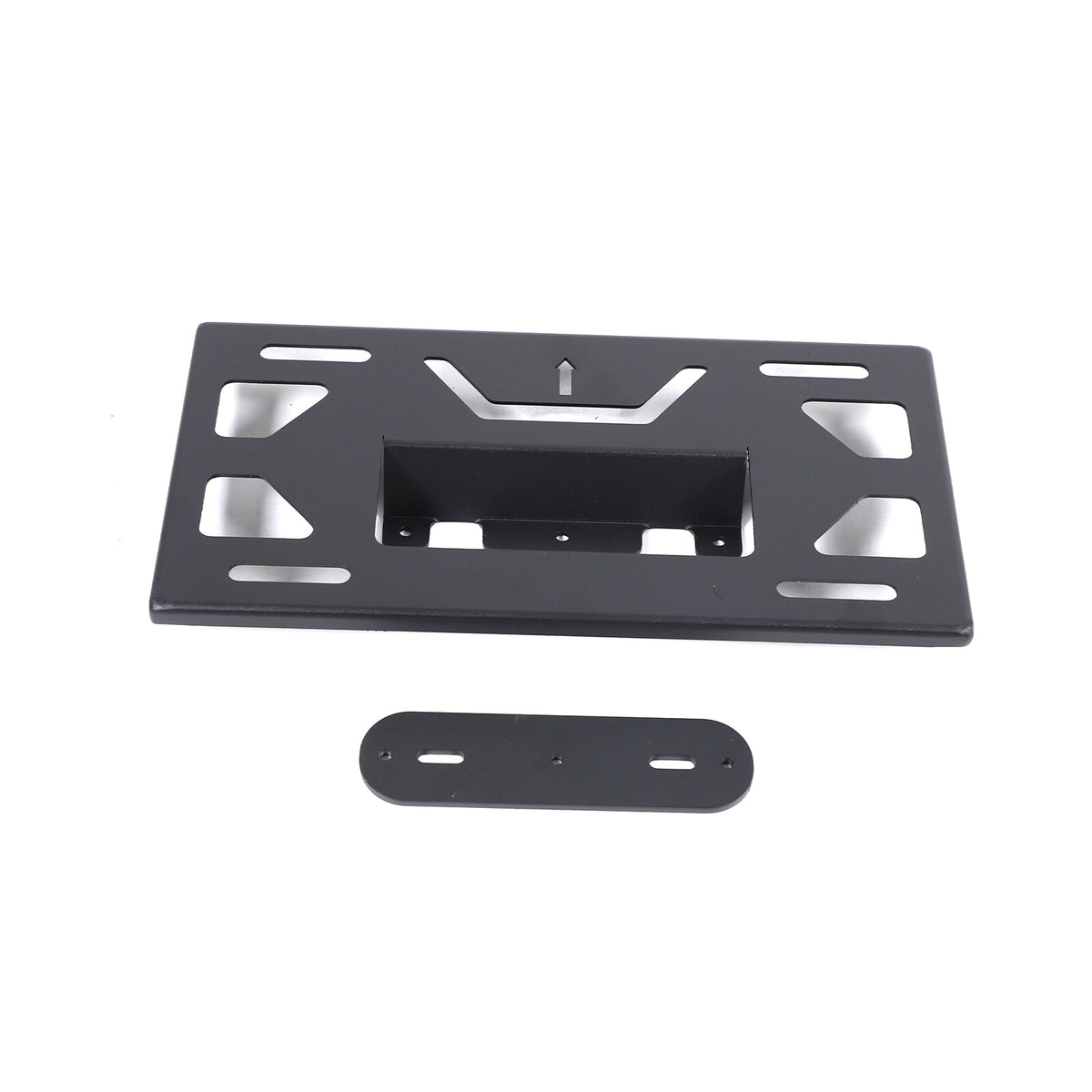Front Bumper Tow Hook License Plate Mount Bracket For LR Defender L663 20-24 US 3