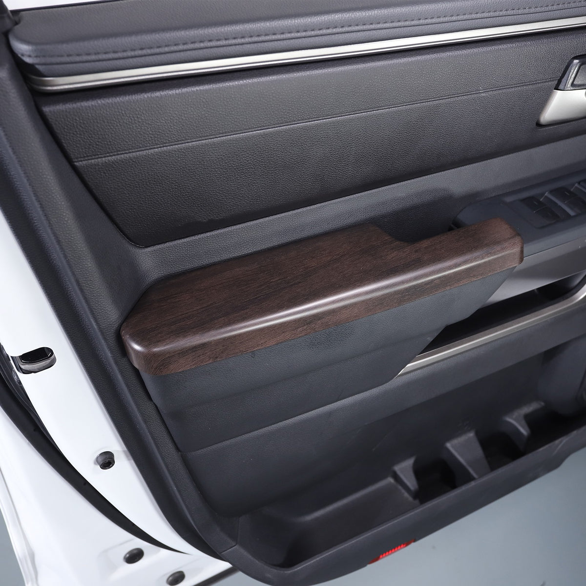 Oak Grain Door Elbow Armrest Trim Cover For Toyota Tundra Sequoia 2022-24 US 11