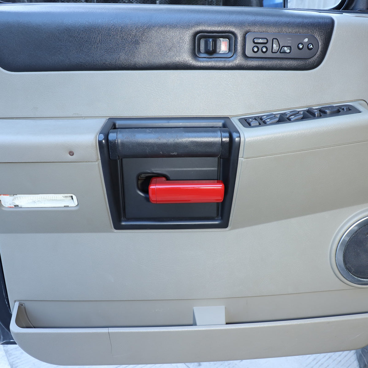 Sport Red ABS Inner Interior Door Handle Cover Trim For Hummer H2 2003-2007 US 11