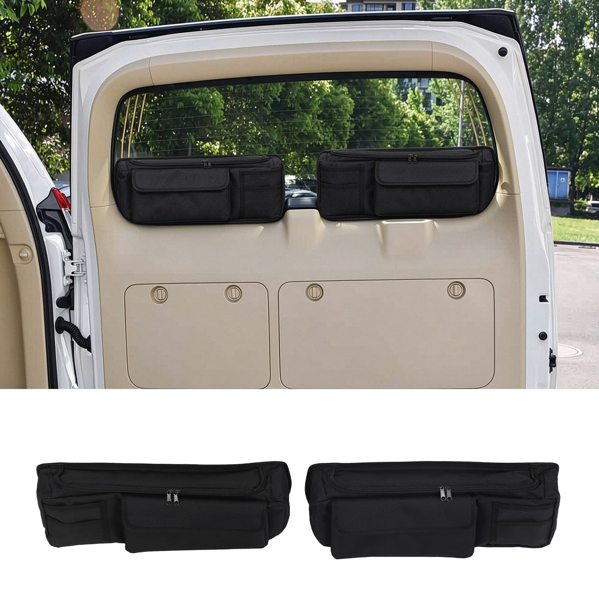 Rear Tailgate Window Storage Bag Tray For Toyota Prado J150 2010-2017 14