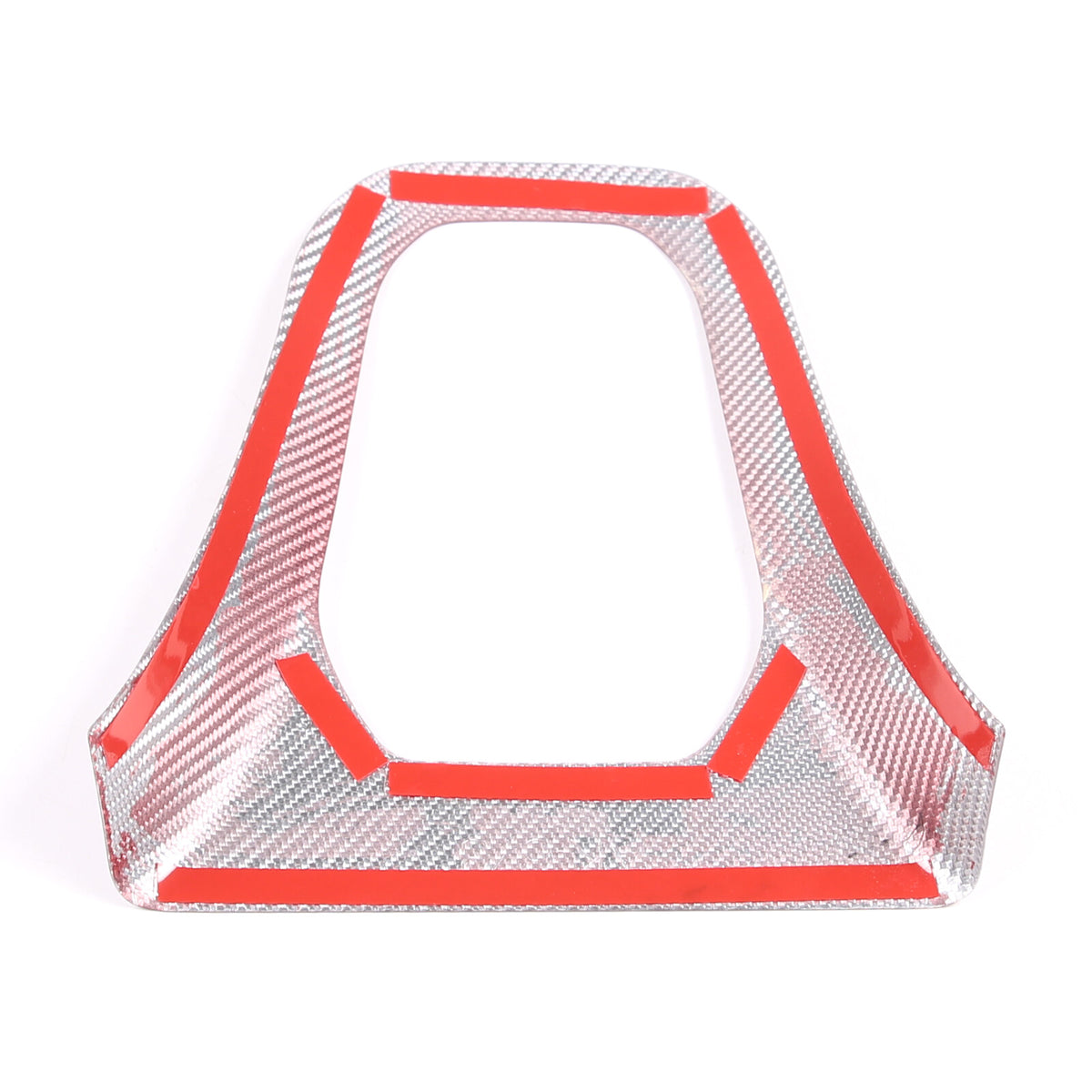 Red Real Carbon Fiber Center Dashboard Speaker Panel Trim For Toyota Supra 19+ 15