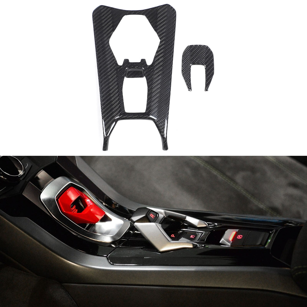 Real Carbon Fiber Center Console Trim For Lamborghini Huracan 580/610 2014-21 13