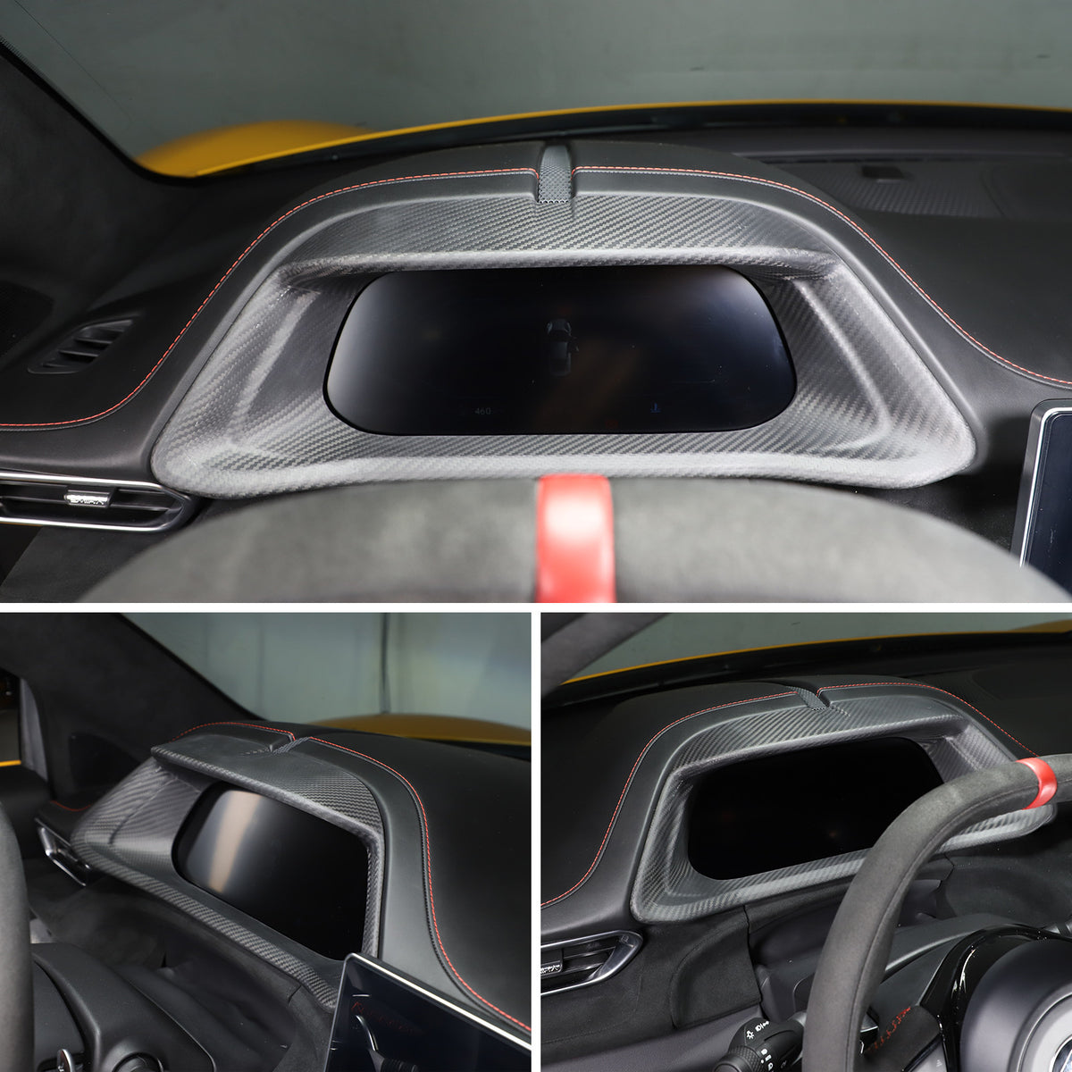 Matte Dry Real Carbon Fiber Full Interior Set Trim Kit For Lotus Emira 2021-25 - Variants 6-10 20