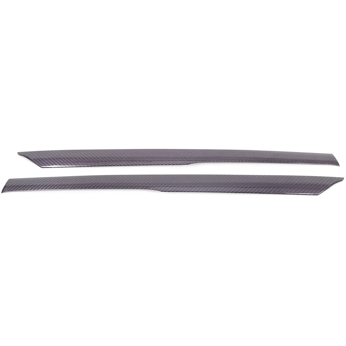 Purple Real Carbon Fiber Window Triangle A-Pillar Cover For Corvette C6 2005-13 6