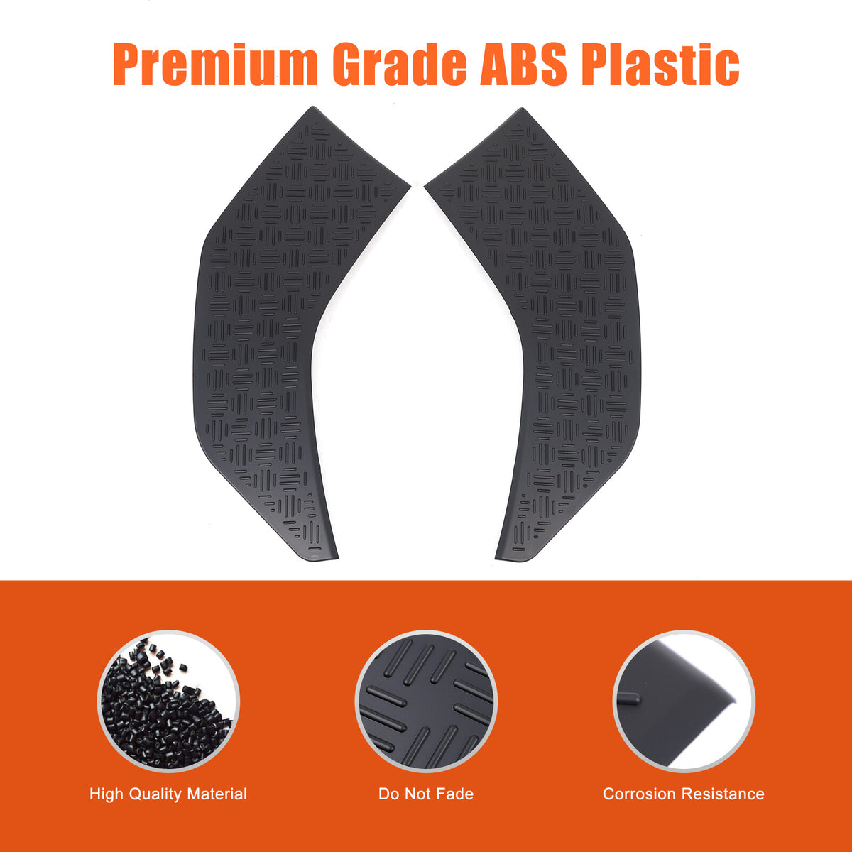 Rear Wing Fender Anti-Scratch Plate Cover For Toyota Land Cruiser LC250 24+ 16