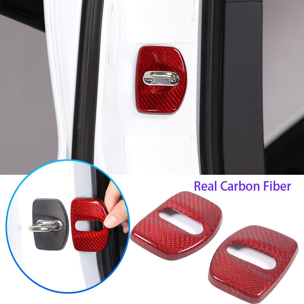 Red Real Carbon Fiber Interior Trim for Corvette C8 20-25 224