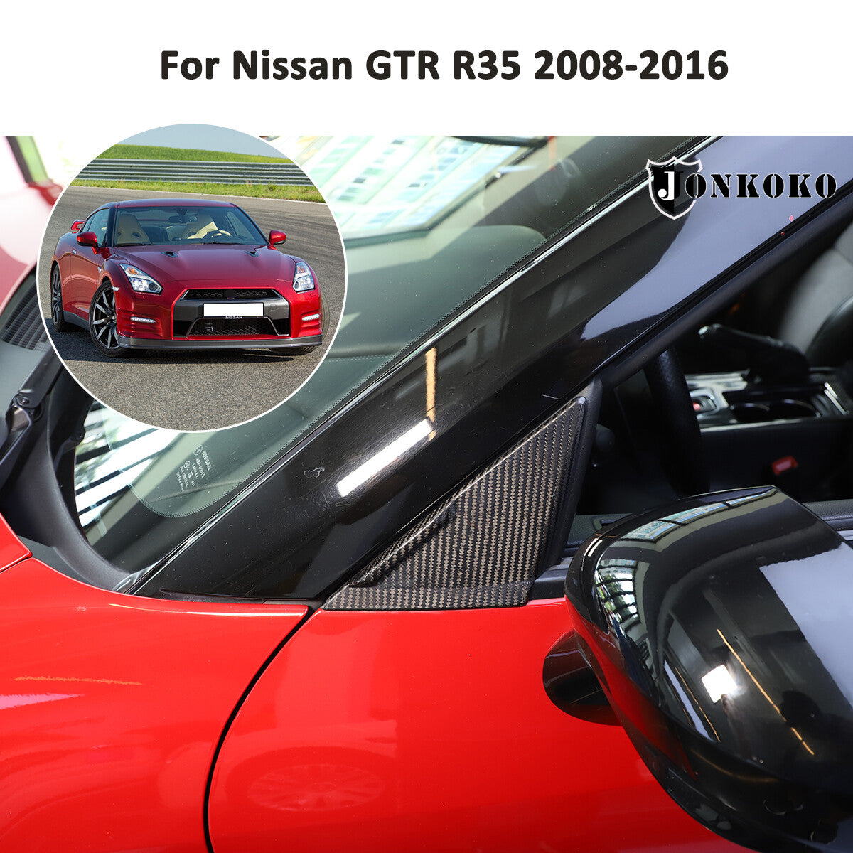 Real Carbon Fiber Interior Set Cover Trim Kit For Nissan GTR R35 2008-2016 US 43