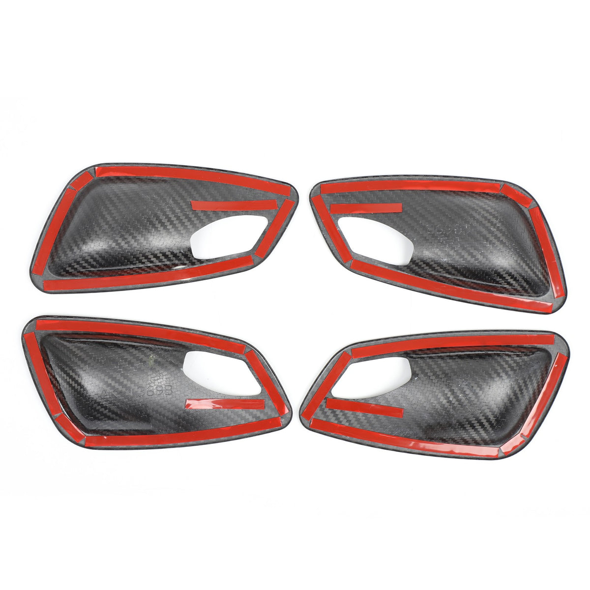 Real Carbon Fiber Inner Interior Door Bowl Trim For BMW 3 Series E90 2005-2012 14
